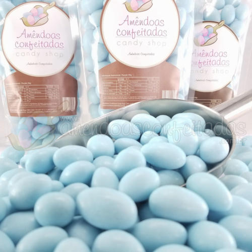 Amendoas Confeitada Azul Bebe Premium comprar