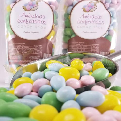Amendoas Confeitadas Coloridas Mix Valor