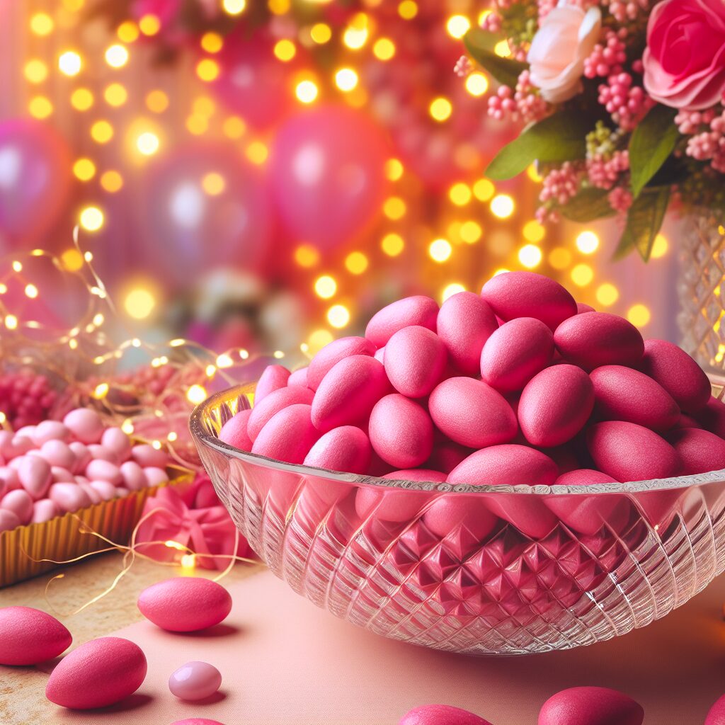 Amêndoas Confeitadas Rosa: Uma Delícia Irresistível Para Festas e Eventos